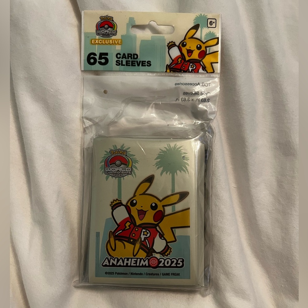 Pokémon Card Sleeves - World Championships Anaheim 2025 Edition